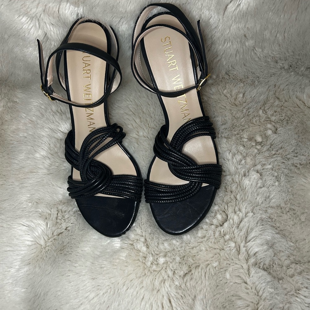 Stuart Weitzman Black Women's Sandals